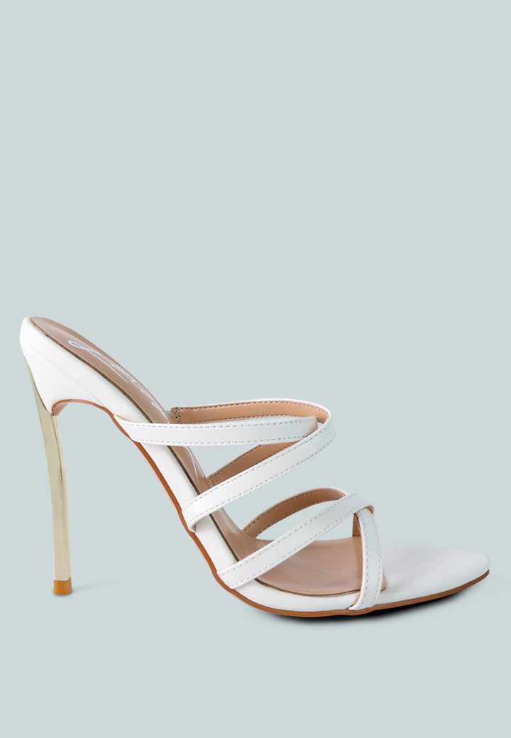 nightclub ready strappy stiletto heel sandal by ruw#color_white