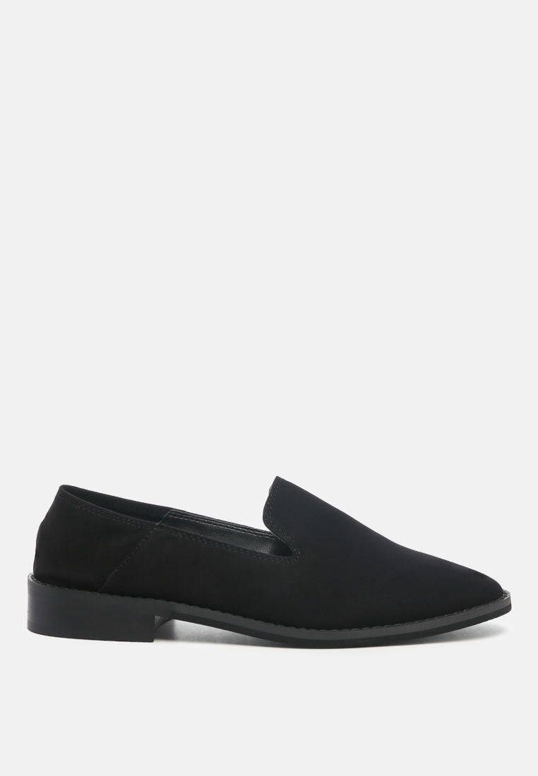 oliwia classic suede loafers by ruw#color_black