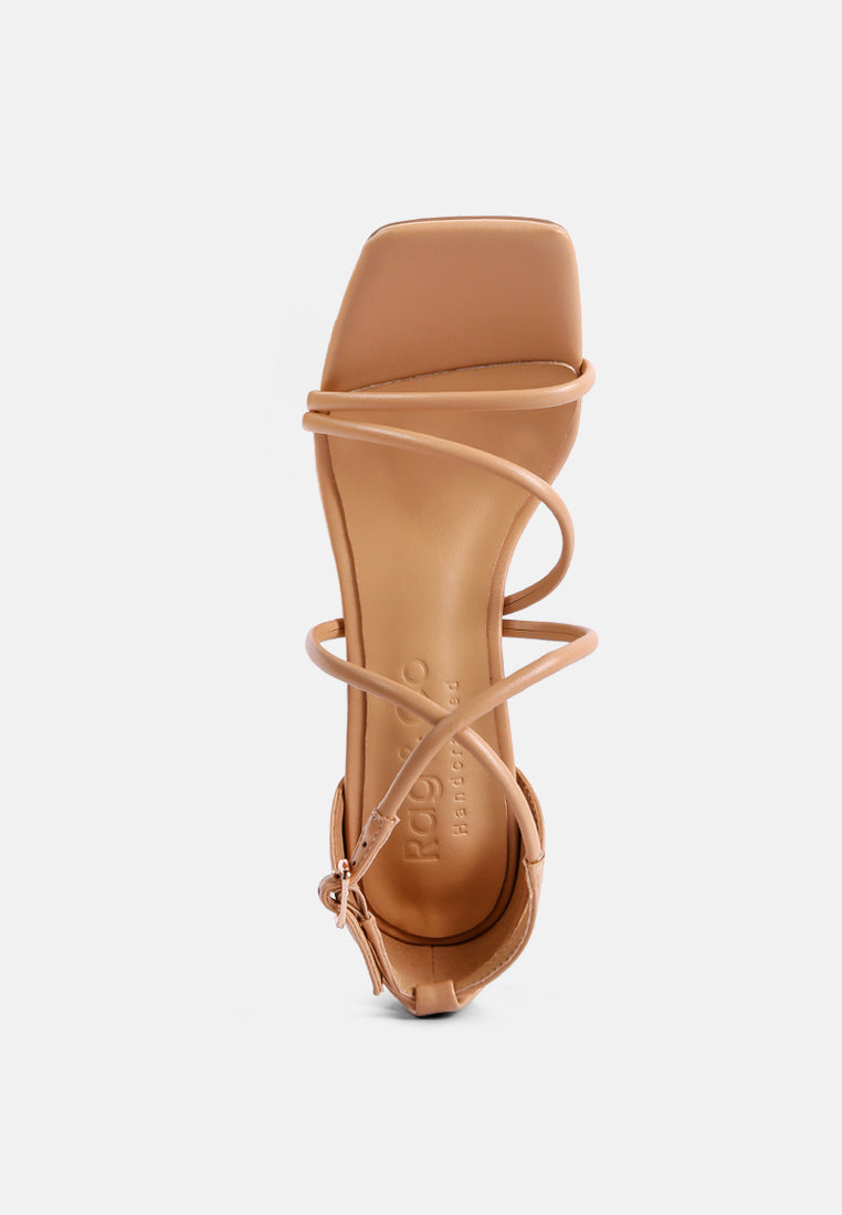 opulence high heeled dress sandal#color_latte