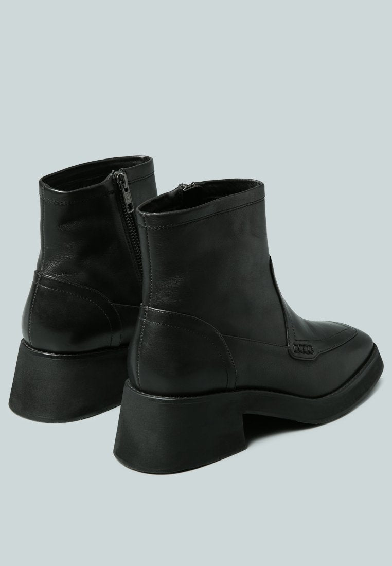 oxman zip-up ankle boot by ruw#color_black