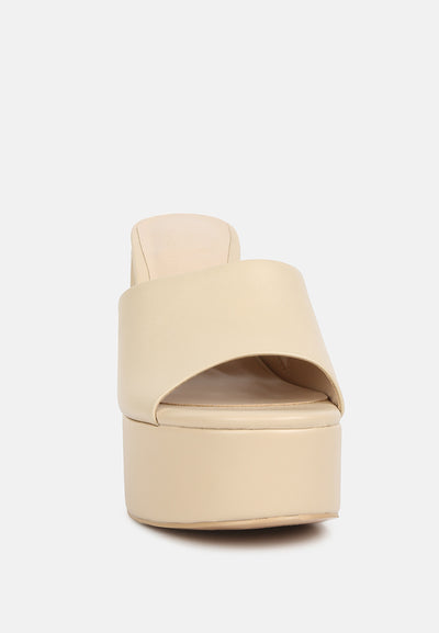 Open Toe High Block Heel Sandals#color_beige