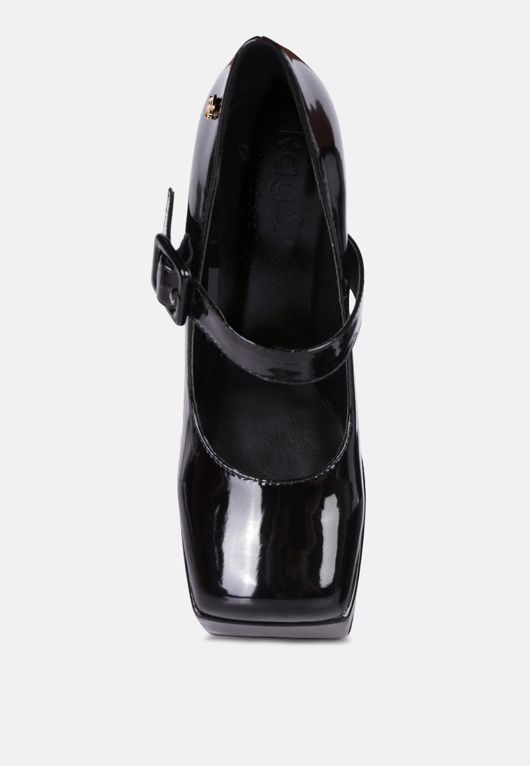 pablo statement high platform heel mary jane sandals by ruw#color_black