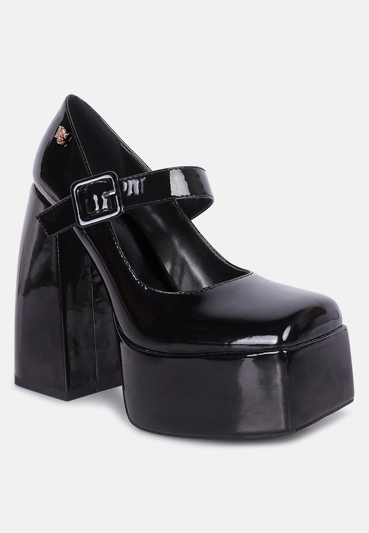 pablo statement high platform heel mary jane sandals#color_black
