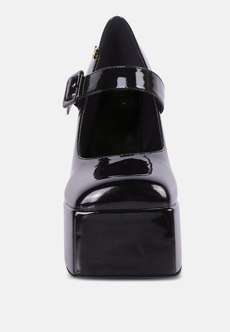 pablo statement high platform heel mary jane sandals by ruw#color_black