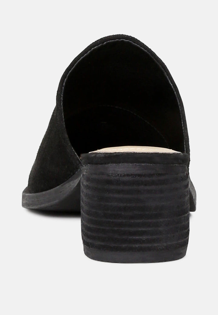 palma natural stacked heel mules#color_black
