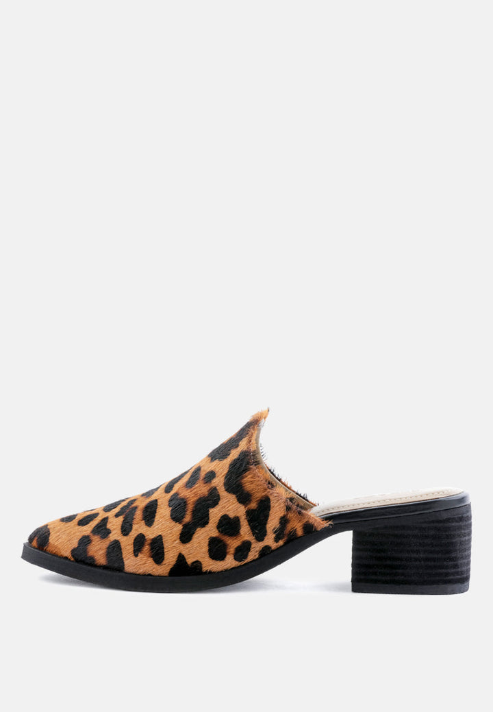 palma natural stacked heel mules#color_leopard
