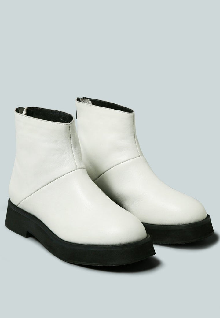 paltrow zip-up ankle boot by ruw#color_white