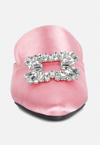 perrine diamante brooch slip on mules#color_blush