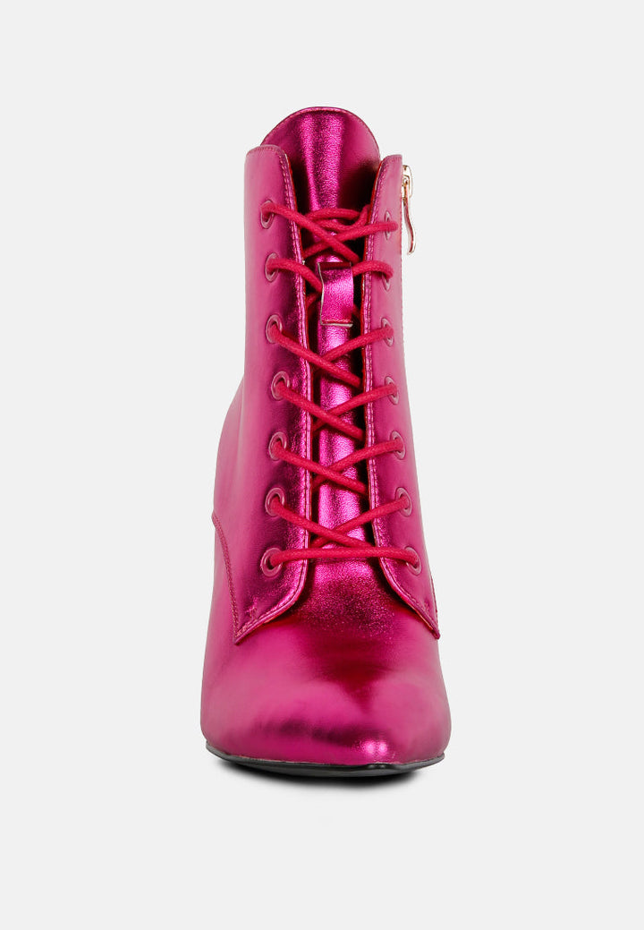 piet metallic stiletto ankle boot by ruw#color_fuchsia
