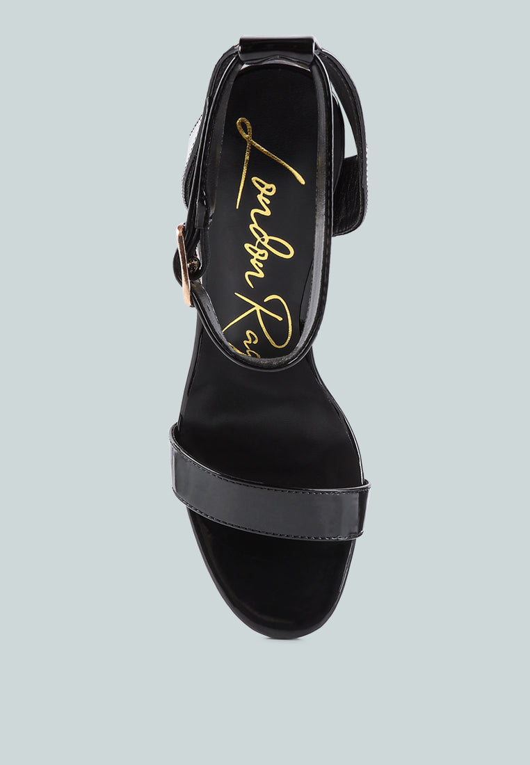 poloma chunky clear high heeled sandals#color_black