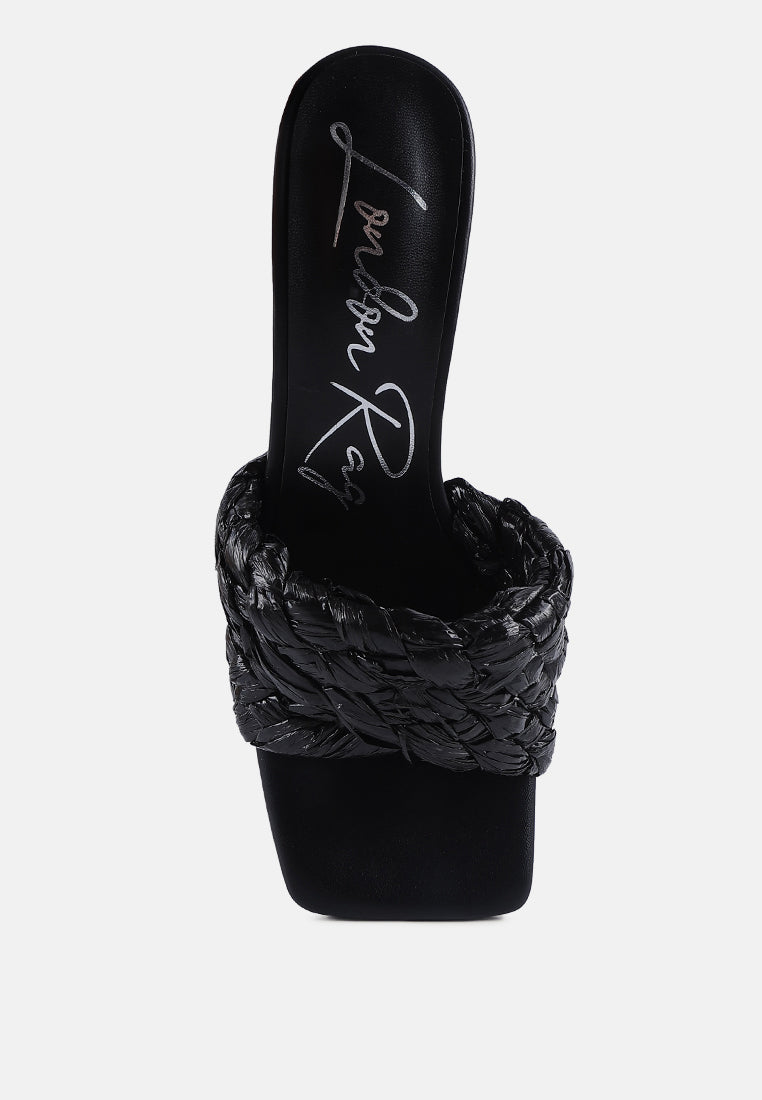 pout pro braided raffia block sandals by ruw#color_black
