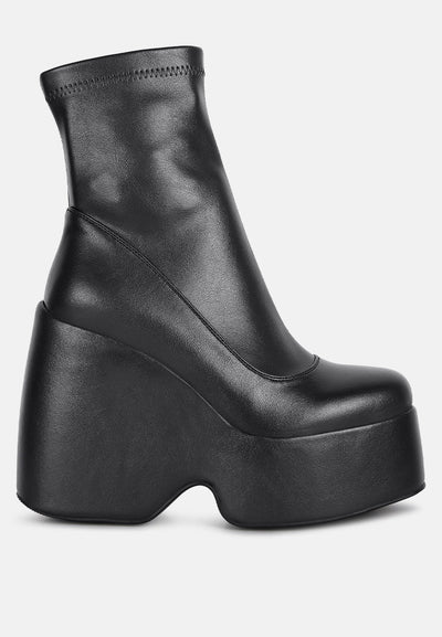 purnell high platform ankle boots#color_black