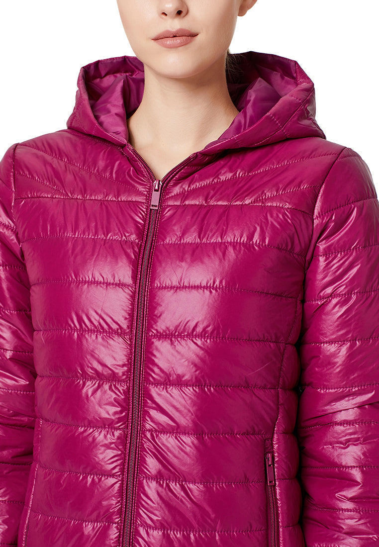 hooded puffer jacket#color_purple