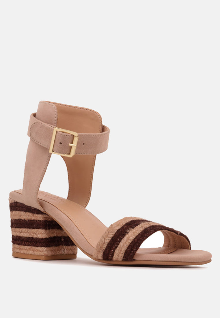 Sandalia rayna con tira de yute trenzada y ante#color_natural-marrón