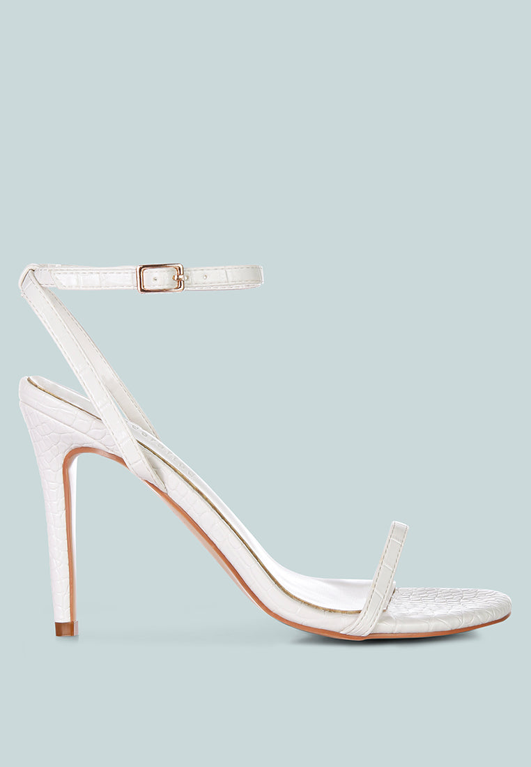 blondes croc high heeled sandal by ruw#color_off-white