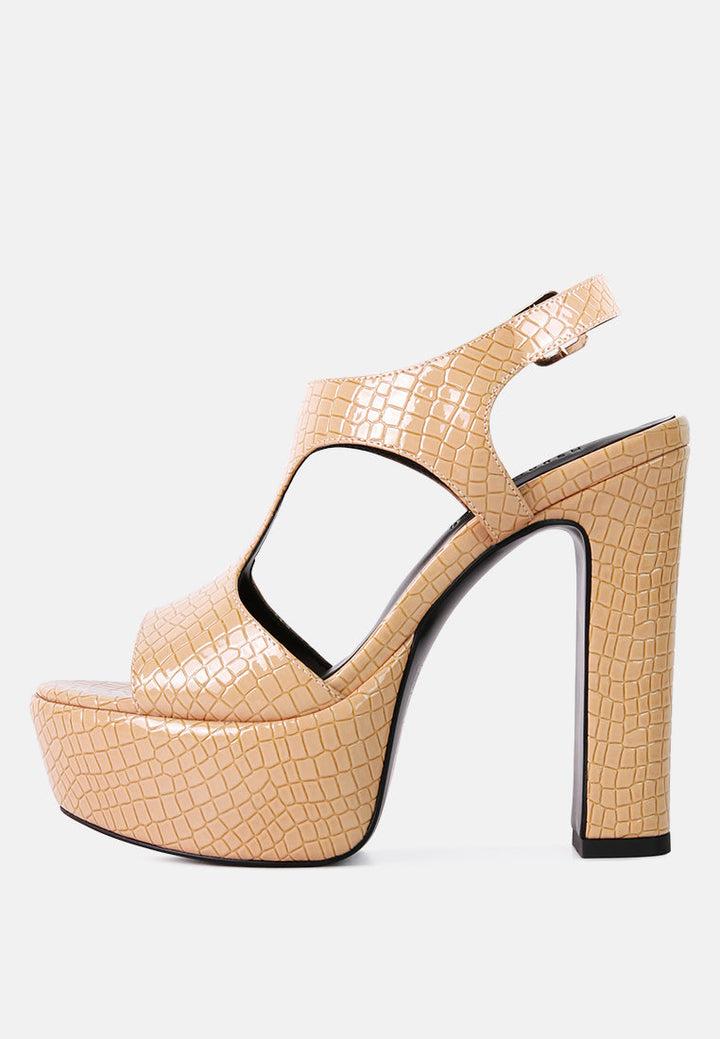 croft croc high heeled cut out sandals by ruw#color_beige