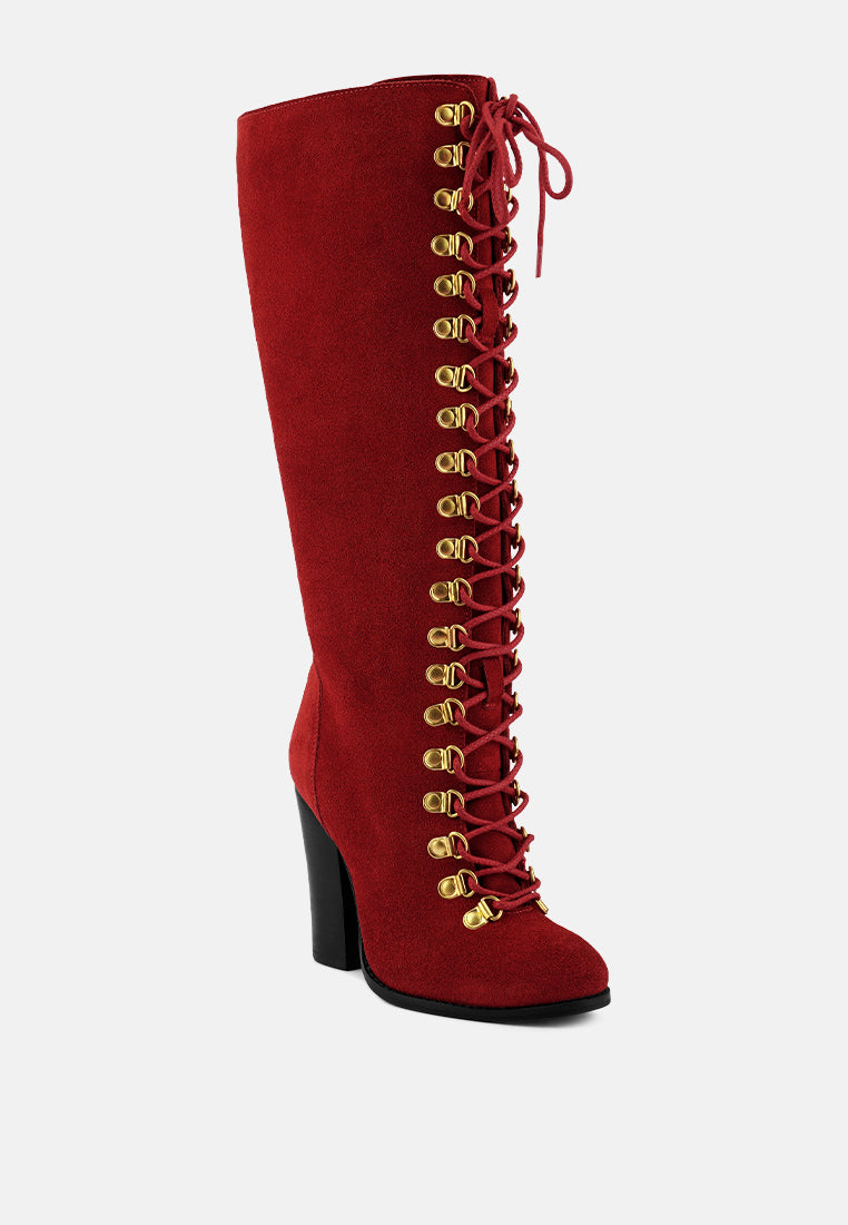 street-slay antique heeled calf boot#color_red