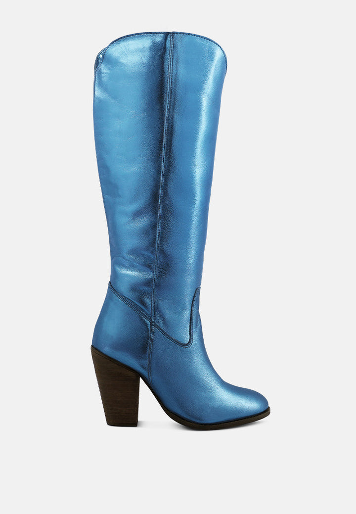 great-storm  leather calf boots by ruw#color_blue