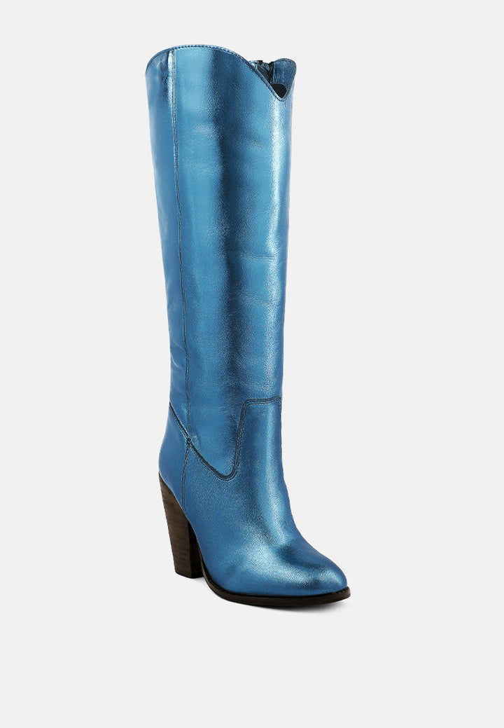 great-storm  leather calf boots by ruw#color_blue