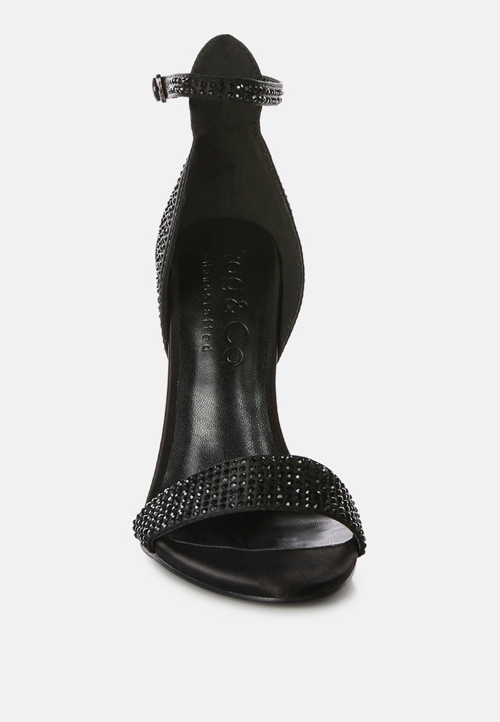 magnate rhinestone embellished stiletto sandals by ruw#color_black