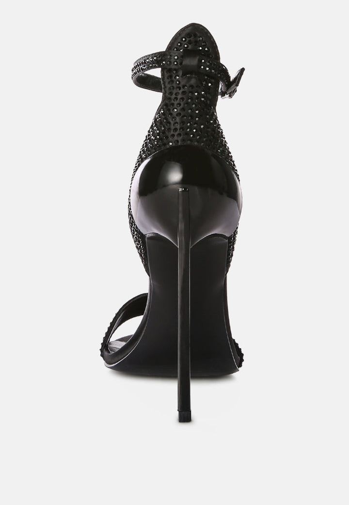 magnate rhinestone embellished stiletto sandals#color_black