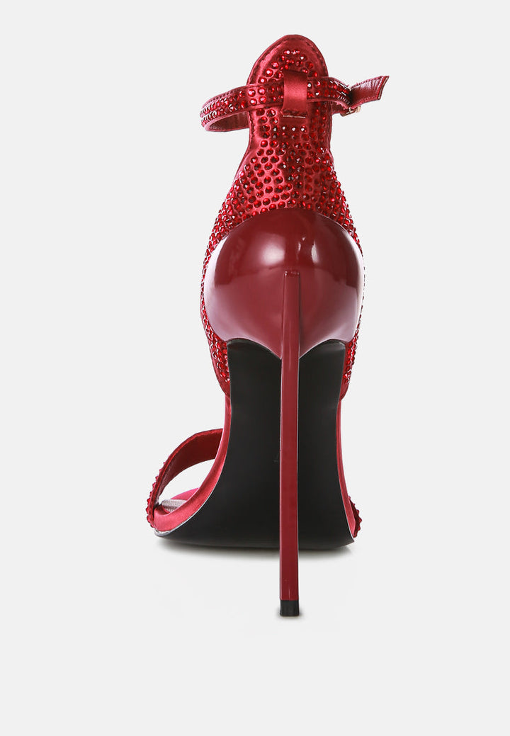magnate rhinestone embellished stiletto sandals by ruw#color_burgundy