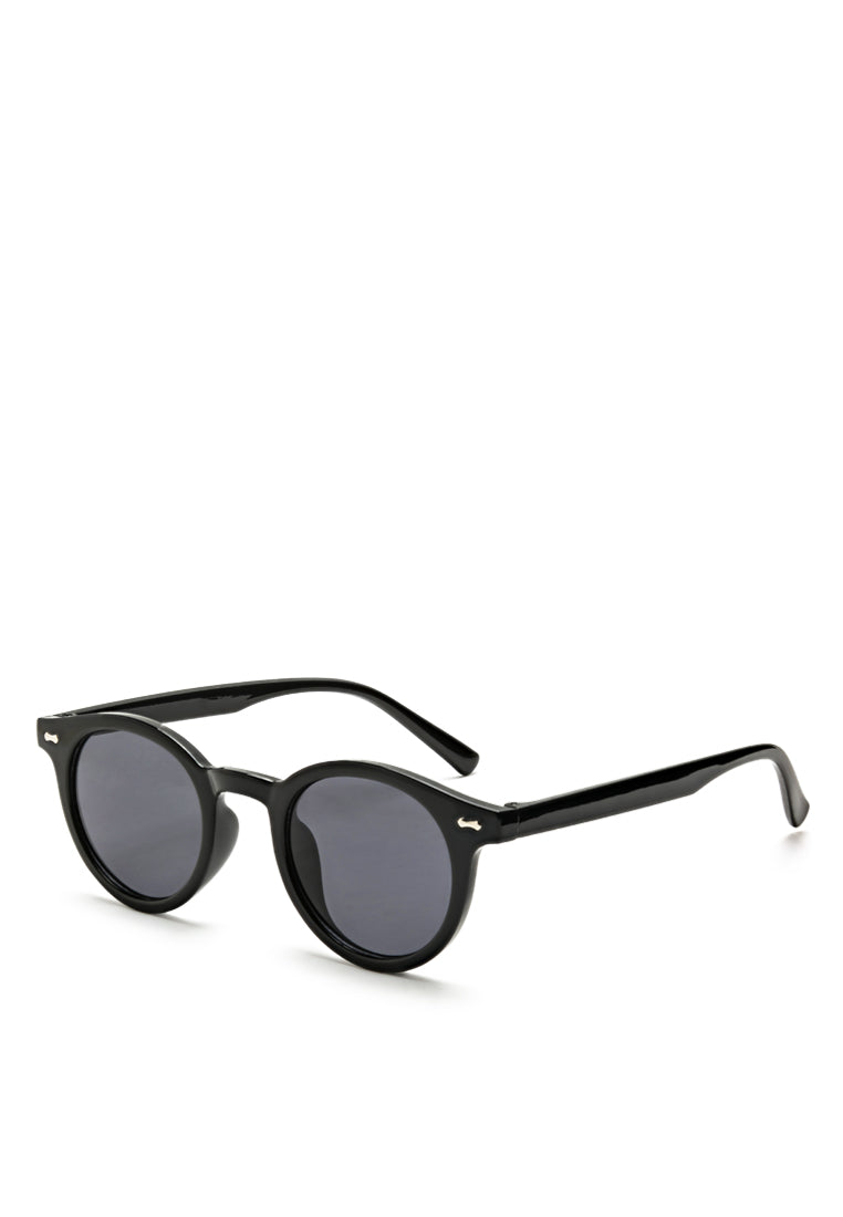 round cateye sunglasses#color_black