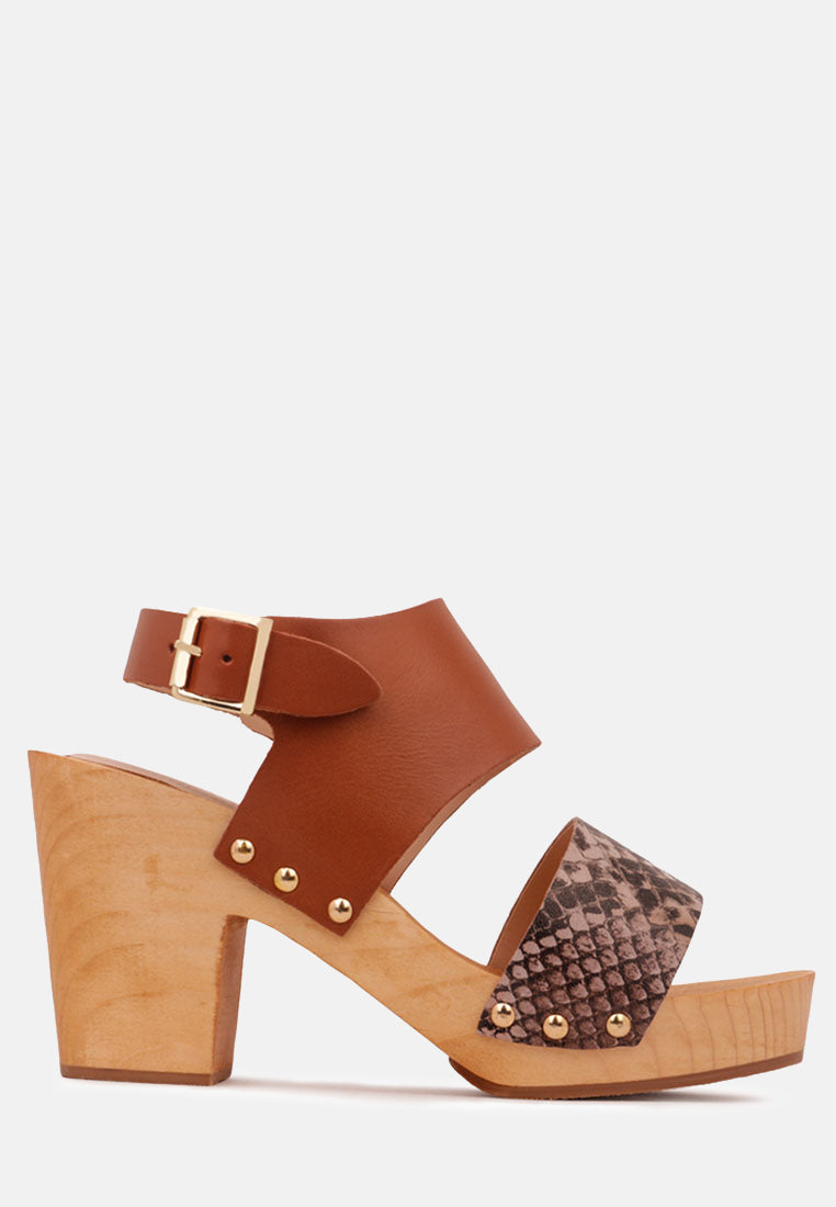 samara printed leather strap sandals#color_tan