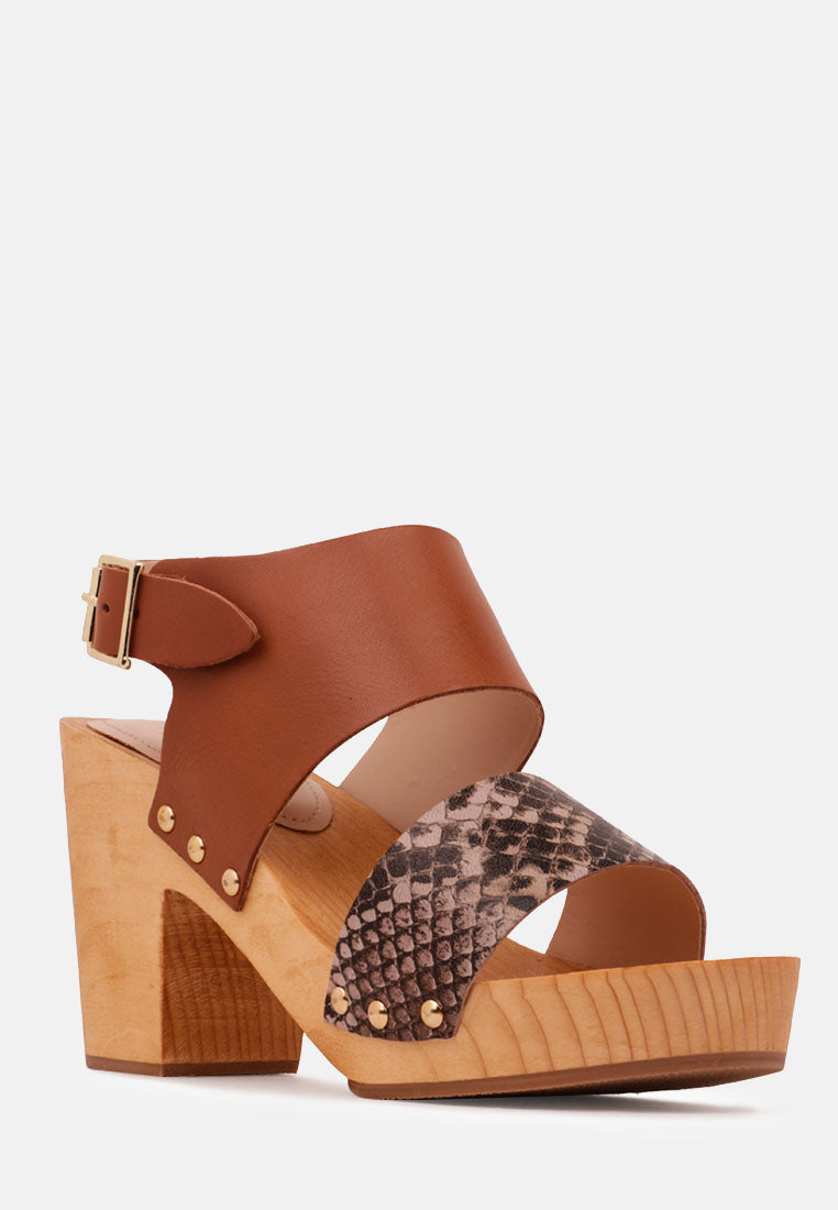 samara printed leather strap sandals#color_tan
