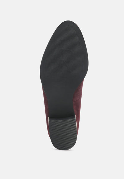 sara suede slip-on loafers#color_burgundy
