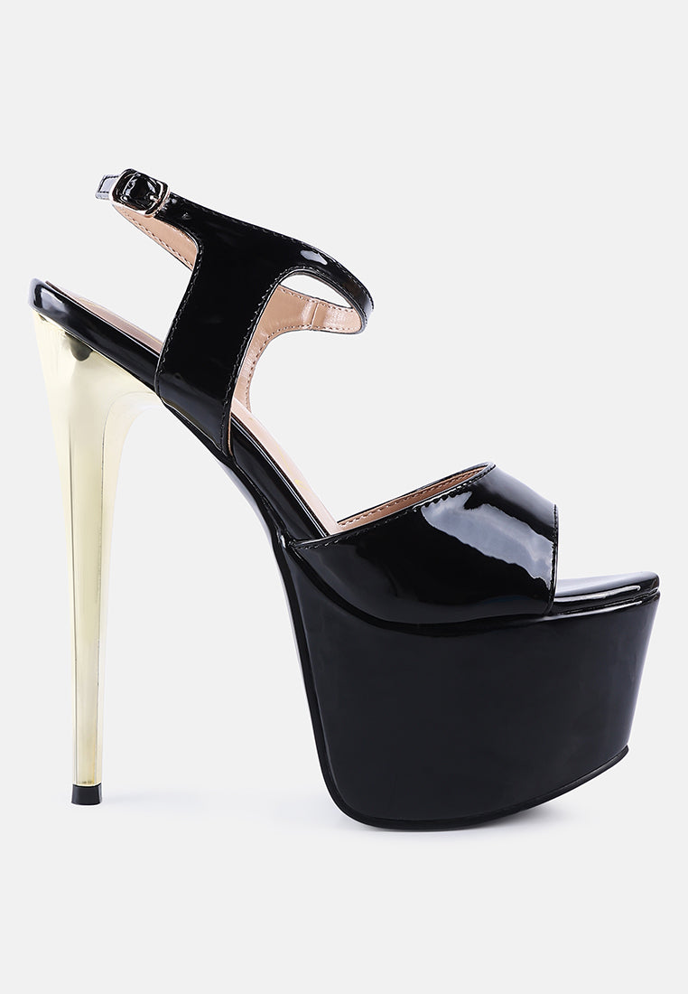 bewitch ultra high heeled ankle strap sandals by ruw#color_black