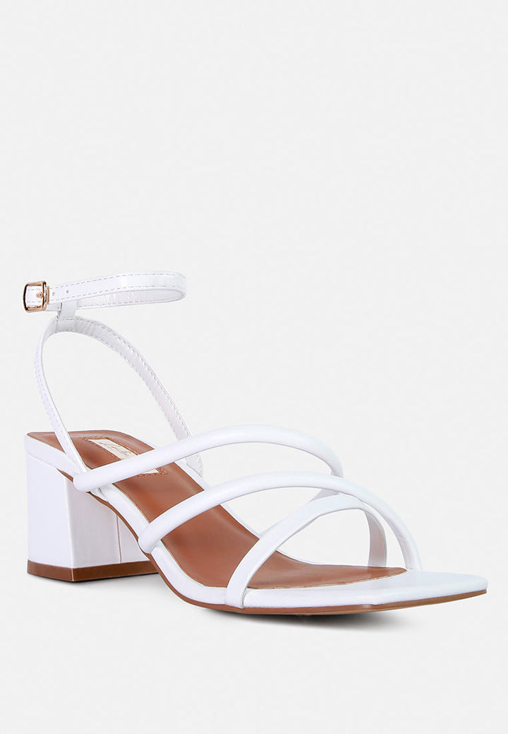 right pose faux leather block heel sandals by ruw#color_white