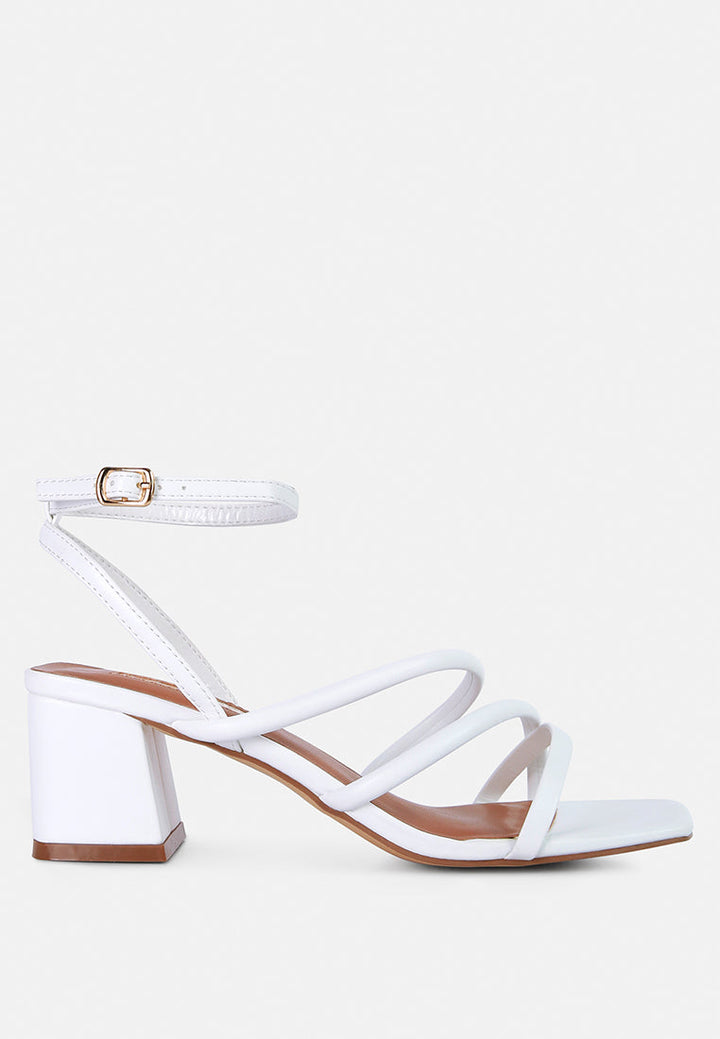 right pose faux leather block heel sandals by ruw#color_white