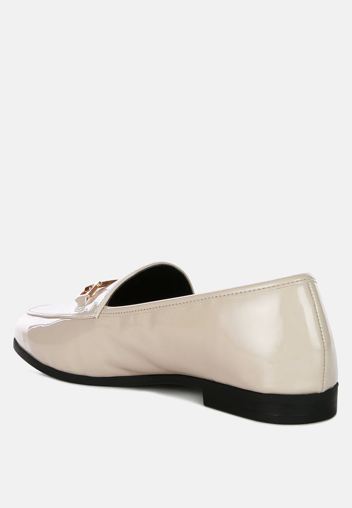 jolan faux leather semi casual loafers by ruw#color_beige