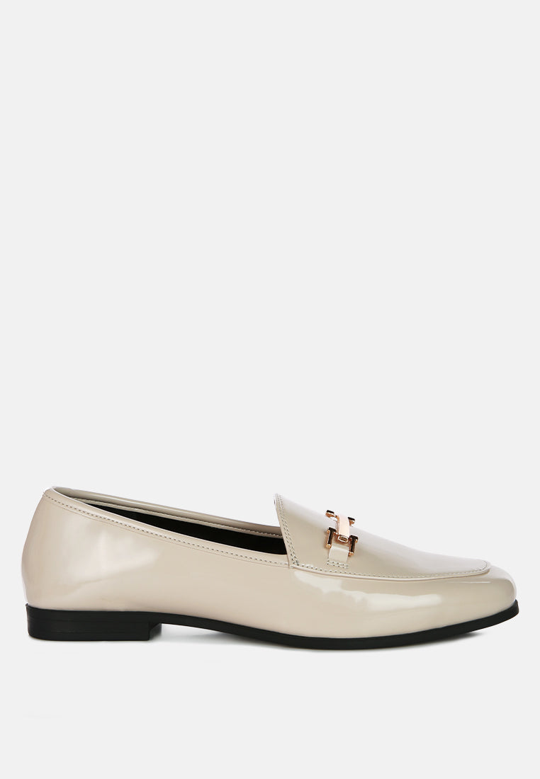 jolan faux leather semi casual loafers by ruw#color_beige