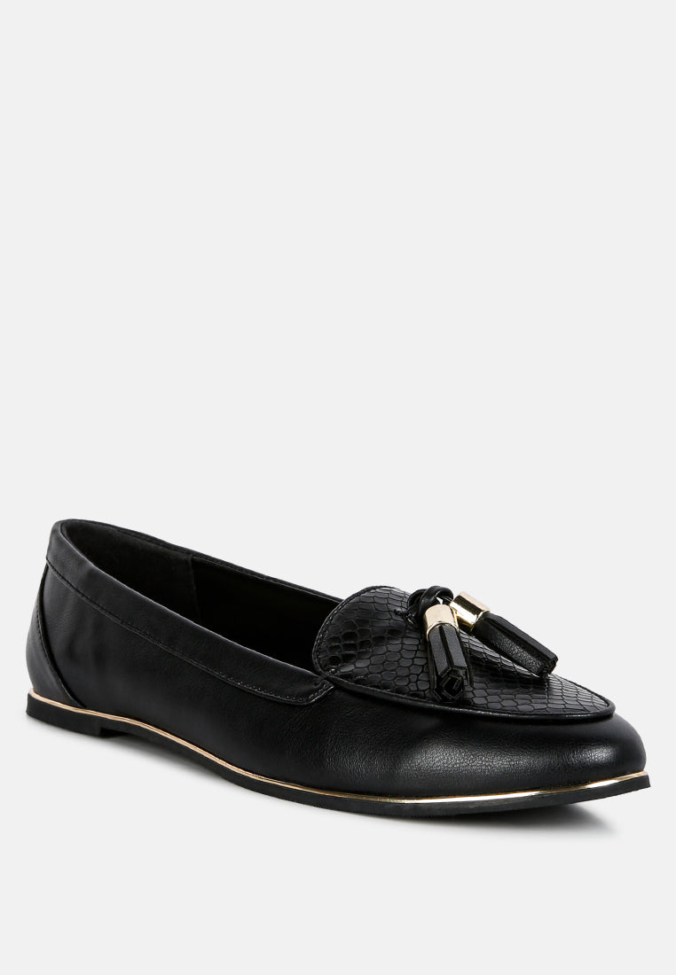 cabbose casual bow loafers by ruw#color_black