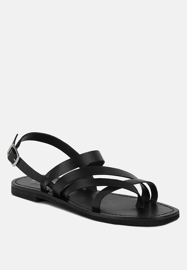 sloana strappy flat sandals#color_black