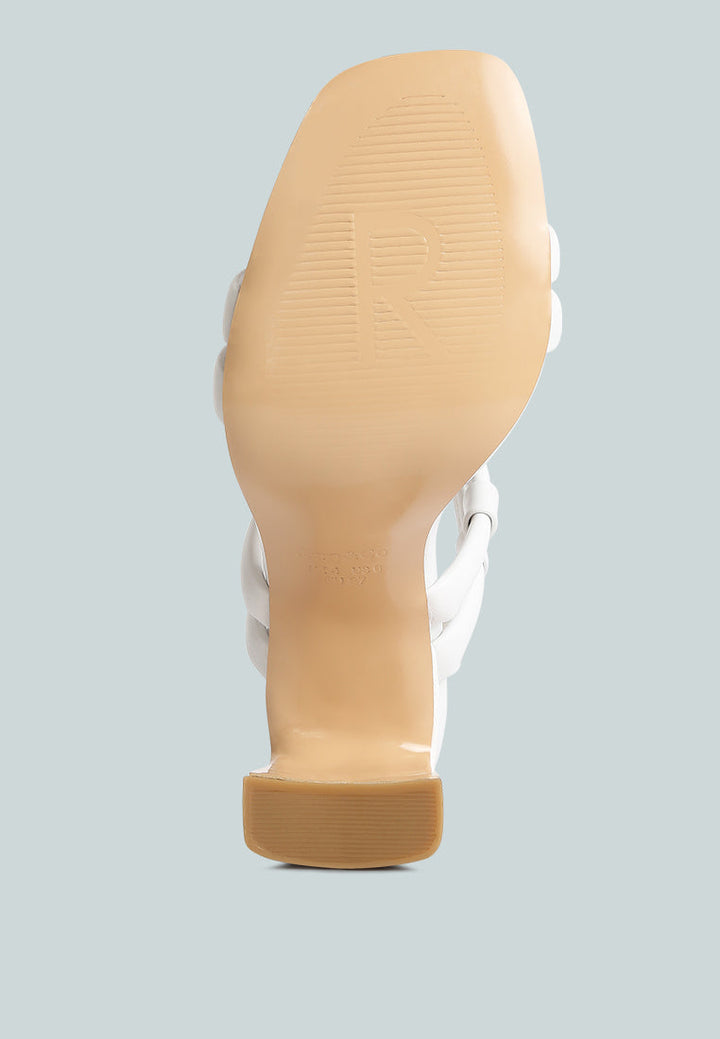 avianna slim block heel sandal by ruw#color_white