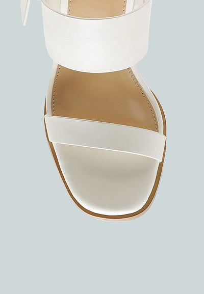 gertude slingback block heel leather sandal#color_white