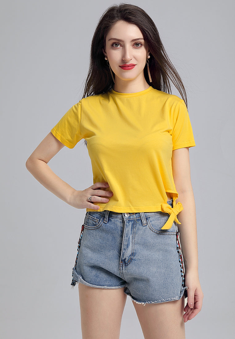 side knot top#color_yellow