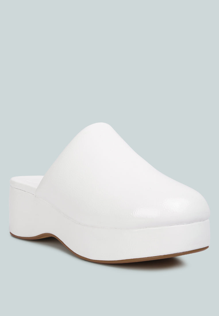 olori solid platform slip on mules by ruw#color_white
