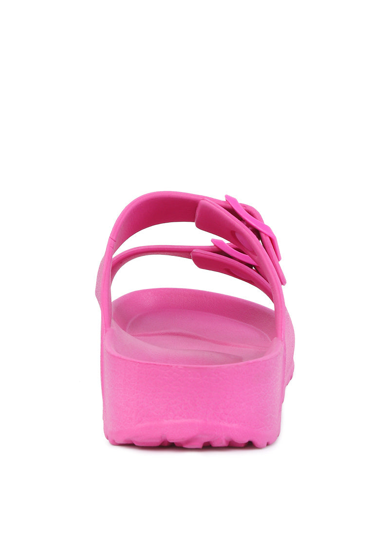 avigayil eva  synthetic slip-on sandals#color_pink