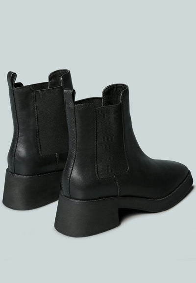 theron chelsea upfront boot#color_black