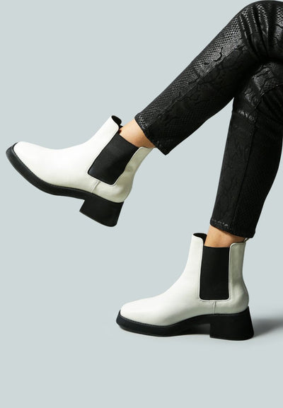 theron chelsea upfront boot#color_white