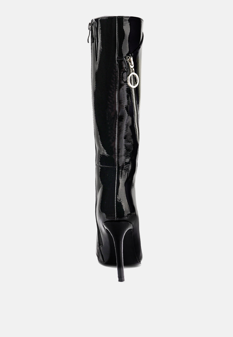 tsaroh zip around calf boot by ruw#color_black
