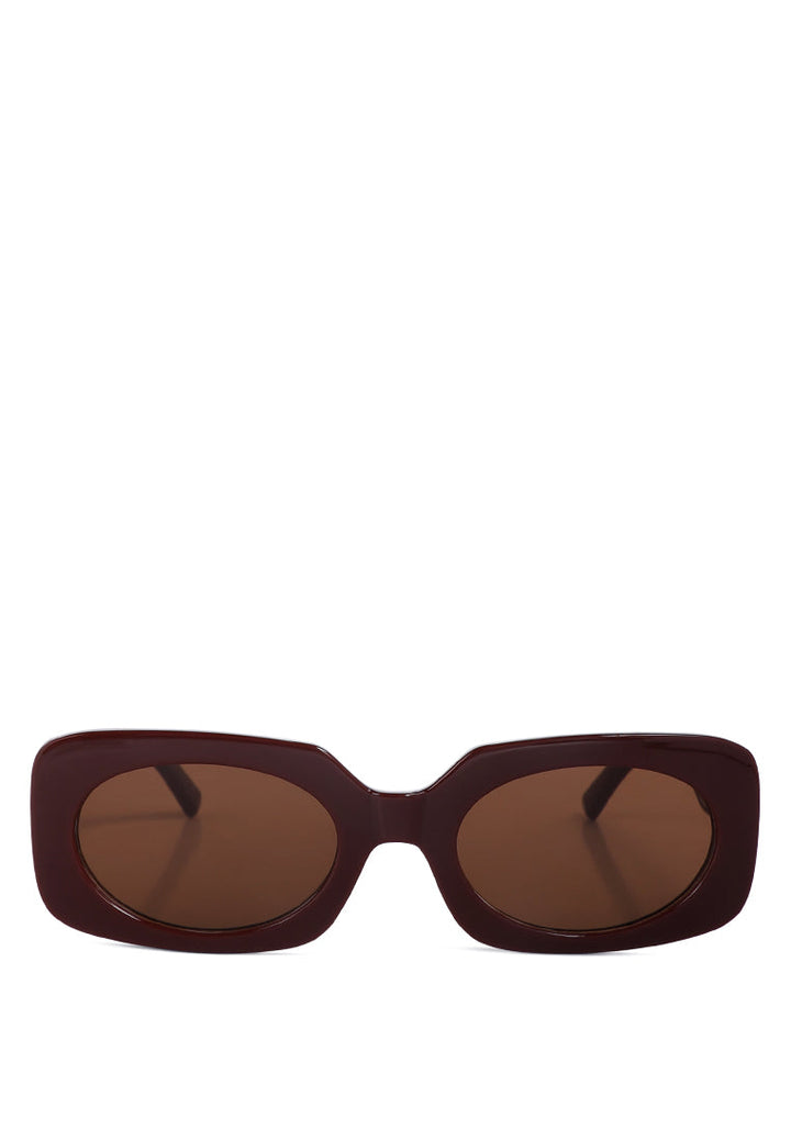 thick box frame sunglasses#color_brown