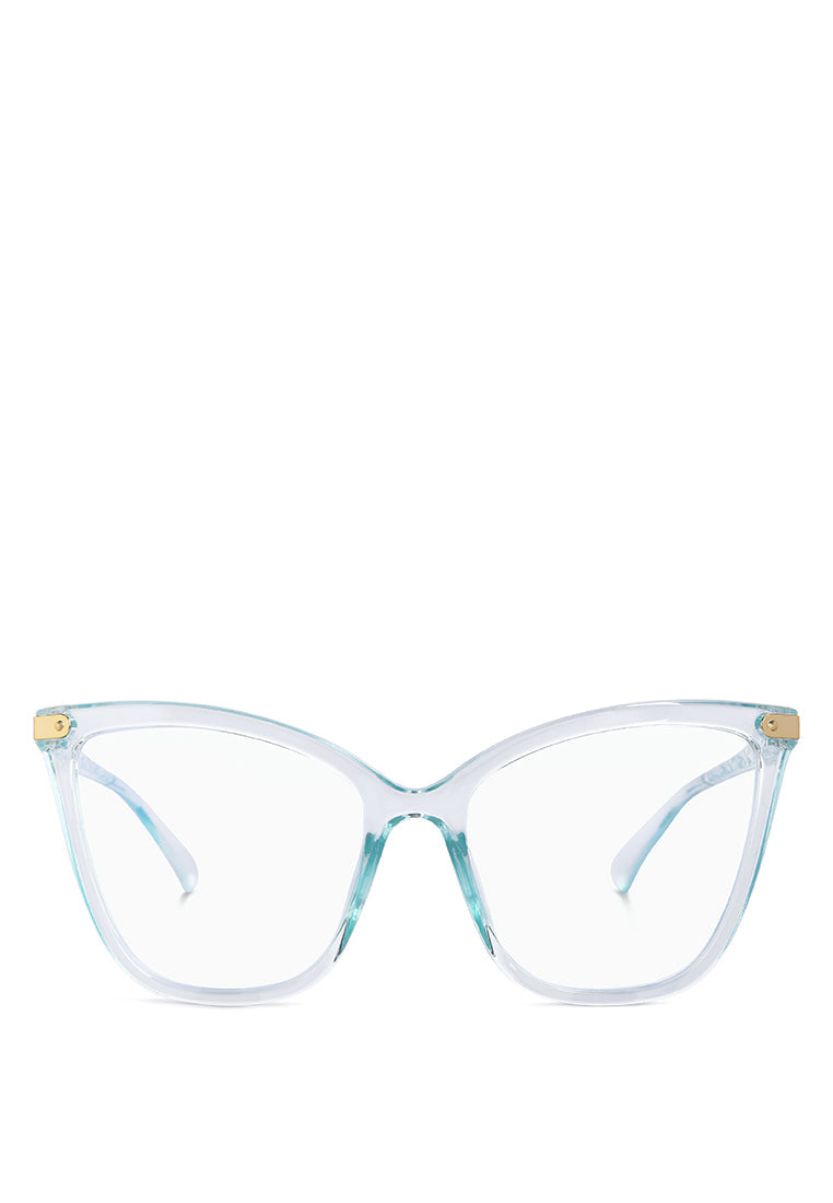 tranparent butterfly  sunglasess#color_blue