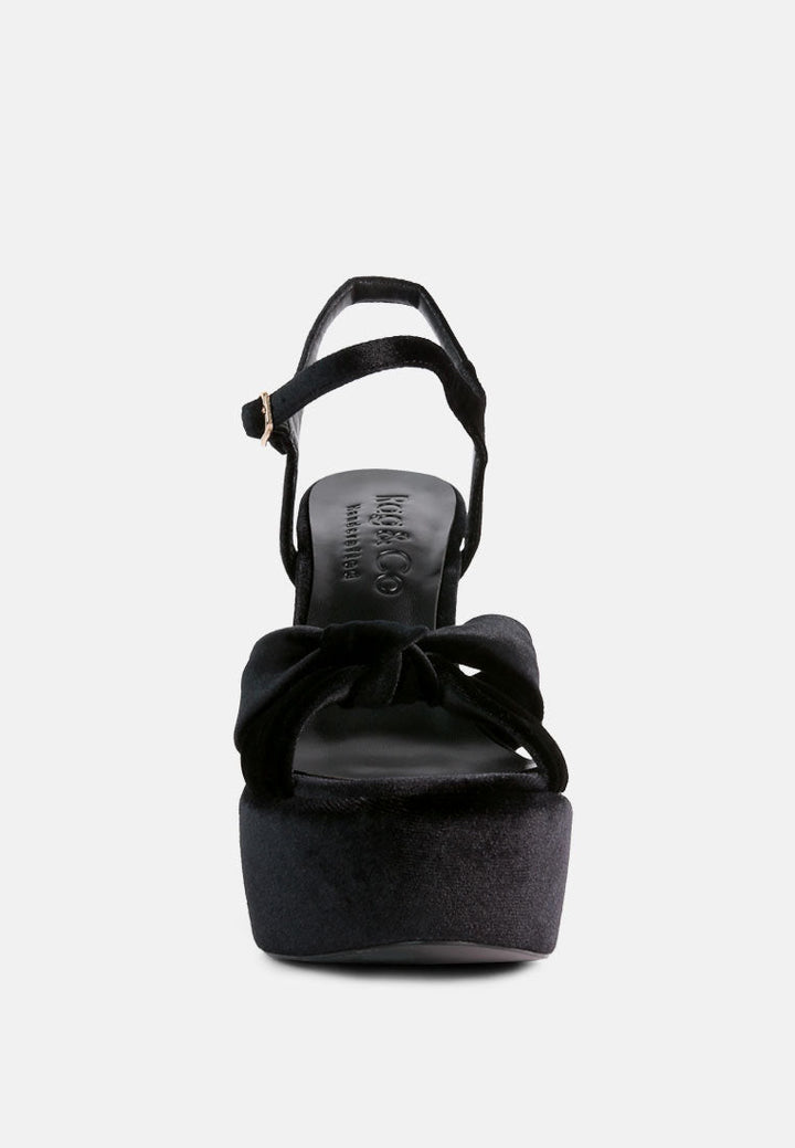 liddel platform heel sandals by ruw#color_black