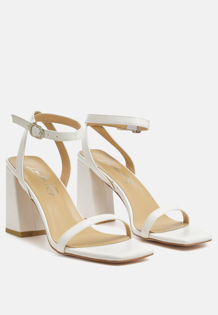 mooncut ankle strap block heel sandals by ruw#color_white