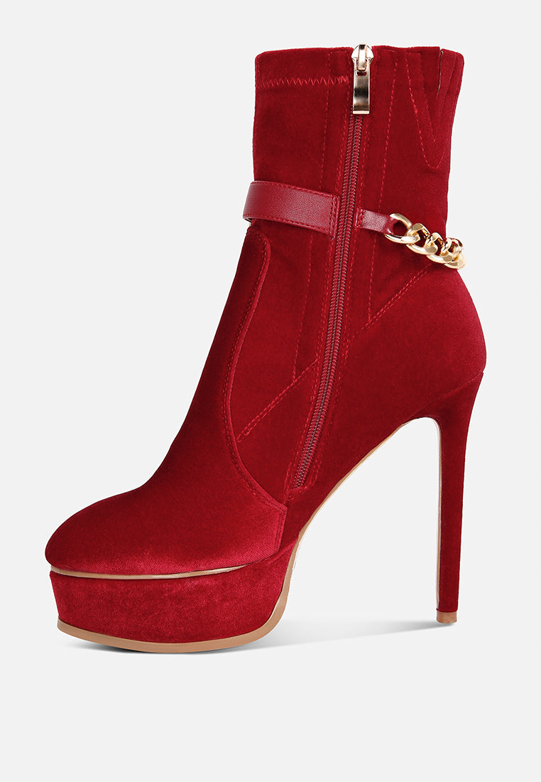 zeppelin high platform velvet ankle boots#color_red
